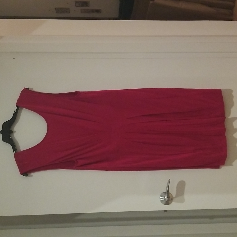 Fuchsia Knit Jersey DKNYC Dress